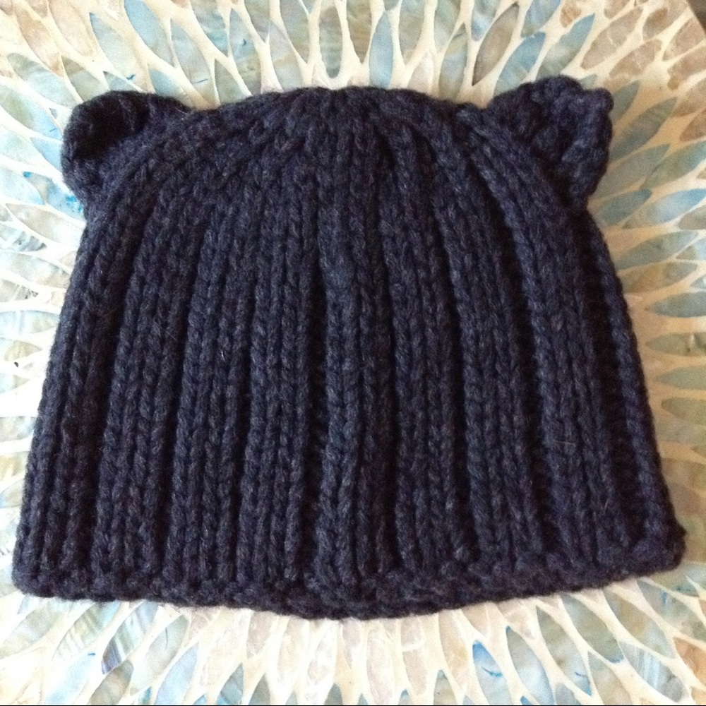 BCBG MazAzria  -  Kitten Ear Beanie - Picture 2 of 5